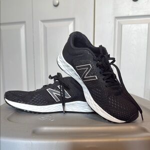 New Balance Black and White Athletic Sneakers